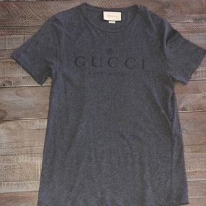 Grey Gucci t shirt
